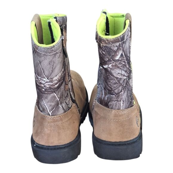 Magellan Outdoors Boots Kids Camo Boone Realtree Edge Side Zip size 13D Unisex - Picture 7 of 16